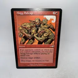 Mogg Salvage 94 Uncommon Nemesis Magic: The Gathering Lightly Played - Image 1