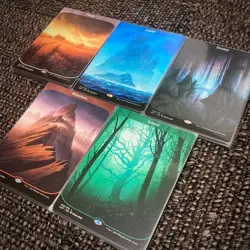 Unstable Basic Land 10 Pieces Of Each Color, Total 50 Mtg - Image 4
