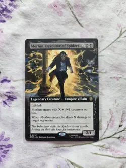 NM Extended Art Morlun, Devourer of Spiders, MTG, Marvel's Spider-Man, Magic - Image 1