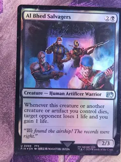 Al Bhed Salvagers 88 Uncommon FINAL FANTASY Magic: The Gathering Foil LP - Image 1