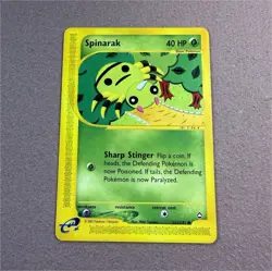 Spinarak Aquapolis 111/147 40 HP Common Regular Unlimited Pokemon TCG 2002 - Image 1