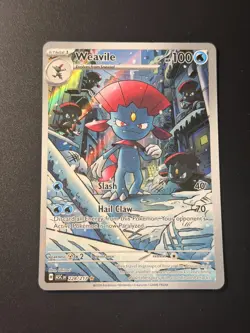 Weavile 228/217 Temporal Forces Illustration Rare Full Art Holo English - Image 1