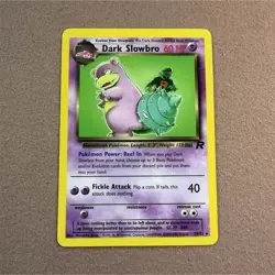 Wizards of the Coast Dark Slowbro 29/82 Team Rocket Rare Unlimited 60 HP - Image 1
