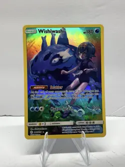 The Pokemon Company Wishiwashi 240/236 SM Cosmic Eclipse Full Art Holo SR Eng - Image 1