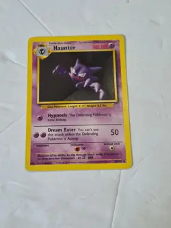 Haunter 29/102 Uncommon Base Set Unlimited Pokemon Near Mint - Image 1