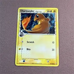 Nintendo Pokemon TCG Delta Species Charmander 49/100 2006 Common Regular 50 HP - Image 1