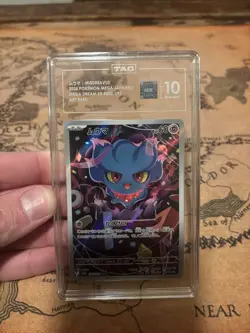 Pokemon Misdreavus 202/193 Mega Dream EX Art Rare Holo Japanese TAG 10 2025 - Image 1