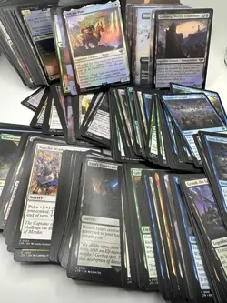 Bulk Lot MTG LOTR Lord of the Rings- Near Mint Almost 400 Cards No Lands or Art - Image 1
