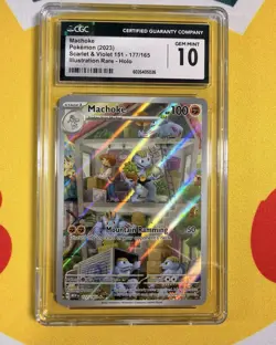 Machoke 177/165 Sv: Pokemon Scarlet & Violet 151 Holo - GRADED 10! Ships Fast! - Image 1