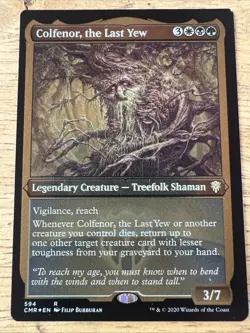 Colfenor, the Last Yew (Foil Etched) #594 (NM) Commander Legends CMR Magic MTG - Image 1