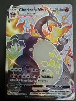 Pokemon TCG Charizard VMAX Shining Fates SV107/SV122 Full Art Holo Card PSA 10 - Image 1
