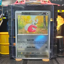 Delibird Mega Evolution Reverse Holo Pokemon TCG 105/132 ME01 Common - Image 1