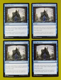 Into the Story x4 Throne of Eldraine 4x Playset Magic the Gathering MTG - Image 1