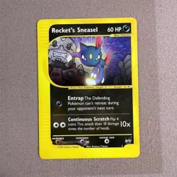 Pokemon TCG Rocket's Sneasel 2002 Rare Neo Genesis BEST - Image 1