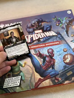 Peter Parker Amazing Spiderman MTG Disney World Exclusive Event Promo Rare Magic - Image 1