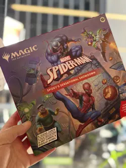 Peter Parker Amazing Spiderman MTG Disney World Exclusive Event Promo Rare Magic - Image 4