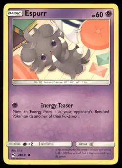 Espurr 44/131 Common Forbidden Light Pokemon Lightly Played - Image 1