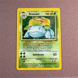 Venusaur 15/102 Base Set Unlimited Holo Rare Pokemon TCG English 1999 WOTC - Image 1