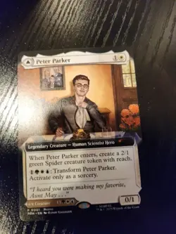 MTG Exclusive Event Promo Peter Parker/ Amazing Spider-Man P0001 NM - Image 2