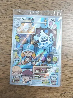 Pokemon TCG - Vanillish 190/182 Paradox Rift Snowflake Stamped Sealed Promo - Image 1