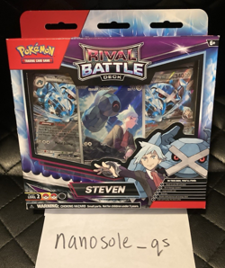 Pokemon Scarlet & Violet Destined Rivals Steven Rival Battle Deck - Image 1