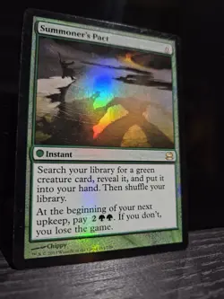 MTG Summoner's Pact *FOIL* - Modern Masters - Near Mint - Image 1