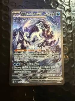 Pokemon TCG Chien-Pao EX Paldea Evolved Special Illustration Rare Card 261/193 - Image 1