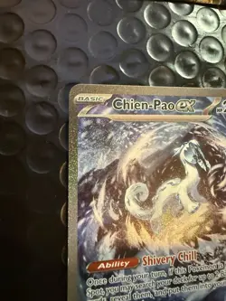 Pokemon TCG Chien-Pao EX Paldea Evolved Special Illustration Rare Card 261/193 - Image 5