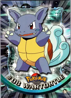 Wartortle #8 Topps Trading Cards Series 1 Pokemon Near Mint - Image 1