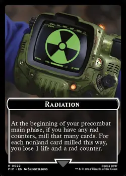 Radiation - Non-Foil - Fallout Tokens - 22 | MTG Card - Image 1