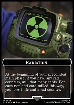 Radiation - Non-Foil - Fallout Tokens - 22 | MTG Card - Image 3