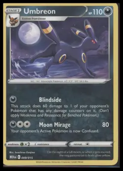 McDonald's Promos 2024 #009/015 Umbreon TCG Card - Image 1