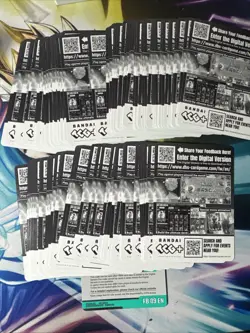 Dragon Ball Super Fusion World Dual Evolution FB09 Code Cards 100 card lot - Image 1