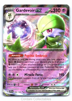 Gardevoir EX 086/198 - Scarlet & Violet Base Set - Pokemon Card - Near Mint - Image 1