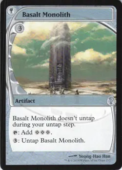 MTG Basalt Monolith (Future Sight) (217) | NM | Mystery Booster 2 (MB2) - Image 1