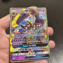 2017 Pokemon TCG Sun Moon 4 Card GX Lot Incineroar Lunala - Ultra Rare Full Holo - Image 3