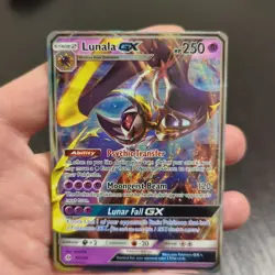 2017 Pokemon TCG Sun Moon 4 Card GX Lot Incineroar Lunala - Ultra Rare Full Holo - Image 4
