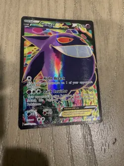 Pokemon Gengar EX Full Art Holo Card 114/119 - Image 2