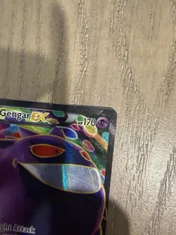 Pokemon Gengar EX Full Art Holo Card 114/119 - Image 5