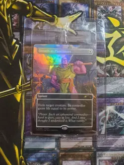 Swords to Plowshares (Borderless) (Magazine Insert) Media Promos Foil - Image 1