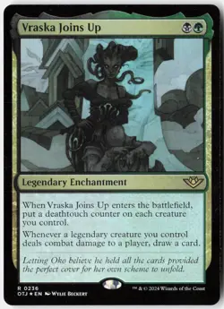 Vraska Joins Up Foil R Outlaws of Thunder Junction 236 NM - Image 1