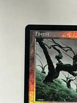 MTG Magic the Gathering 7th Edition Forest 331/350 FOIL Vintage 2001 Wizards - Image 2