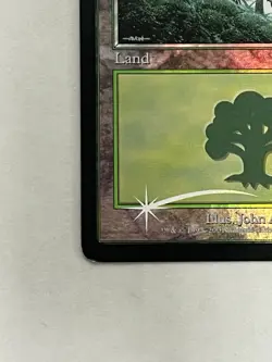 MTG Magic the Gathering 7th Edition Forest 331/350 FOIL Vintage 2001 Wizards - Image 3