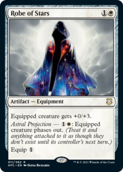MTG Robe of Stars, NM-Mint, English Commander: AFR - Image 1