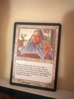Academy Rector Urza's Destiny MTG Rare Enchantment Tutor Commander Combo LP - Image 1
