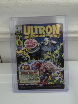 x1 Ultron, Artificial Malevolence (0401) - Foil - Borderless M MTG Marvel Super - Image 1