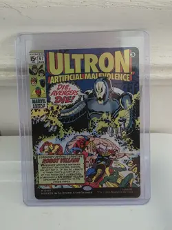 x1 Ultron, Artificial Malevolence (0401) - Foil - Borderless M MTG Marvel Super - Image 3