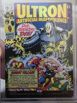 x1 Ultron, Artificial Malevolence (0401) - Foil - Borderless M MTG Marvel Super - Image 4