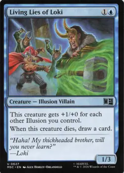 Living Lies of Loki 627 Commander: Marvel Super Heroes MTG NM/M - Image 1