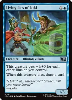 Living Lies of Loki 627 Commander: Marvel Super Heroes MTG NM/M - Image 3